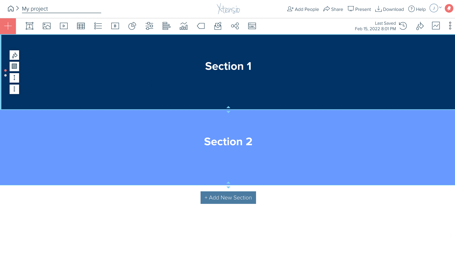 Working with Sections